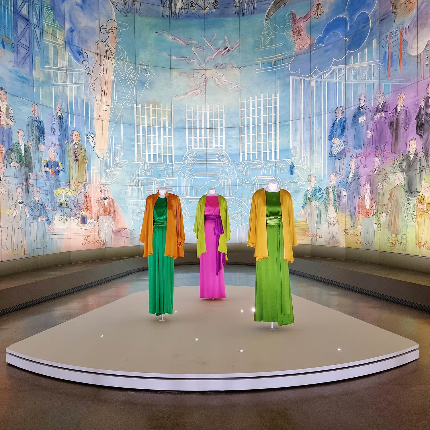 Exhibition view / Yves Saint Laurent aux Musées / MAM, Paris, 2022