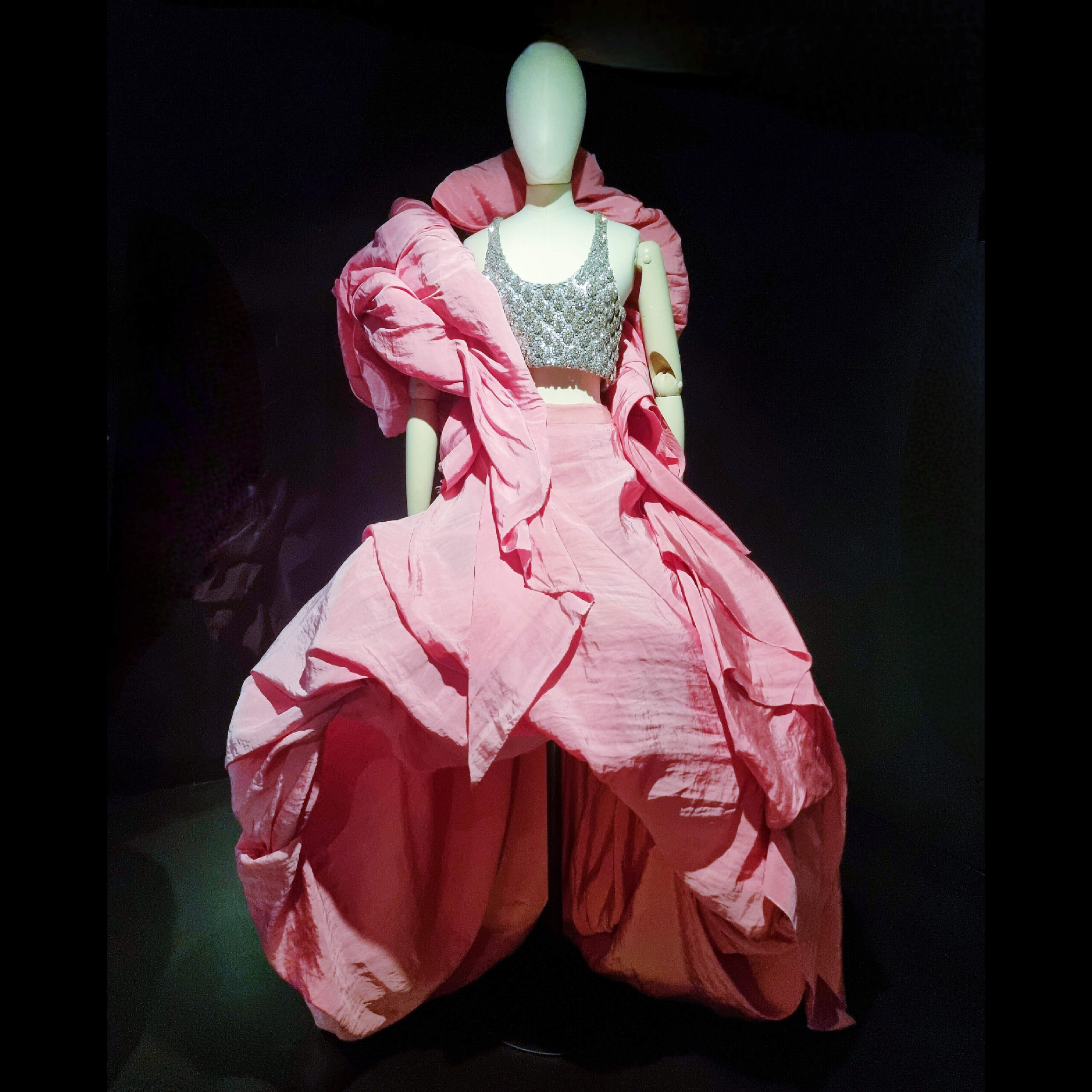 Pink & Silver Dress, Schiaparelli by Roseberry, Haute Couture, Spring-Summer, 2021.