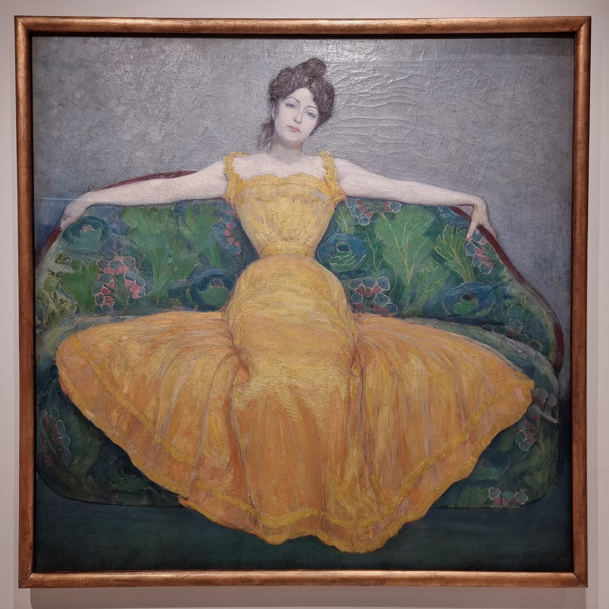 Max Kurzweil / Lady in Yellow / 1899 / Wien Museum