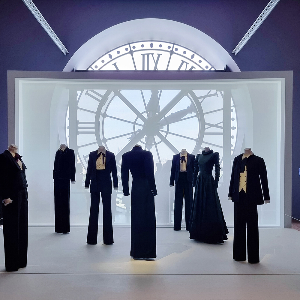 Exhibition view / Yves Saint Laurent aux Musées / Musée d'Orsay