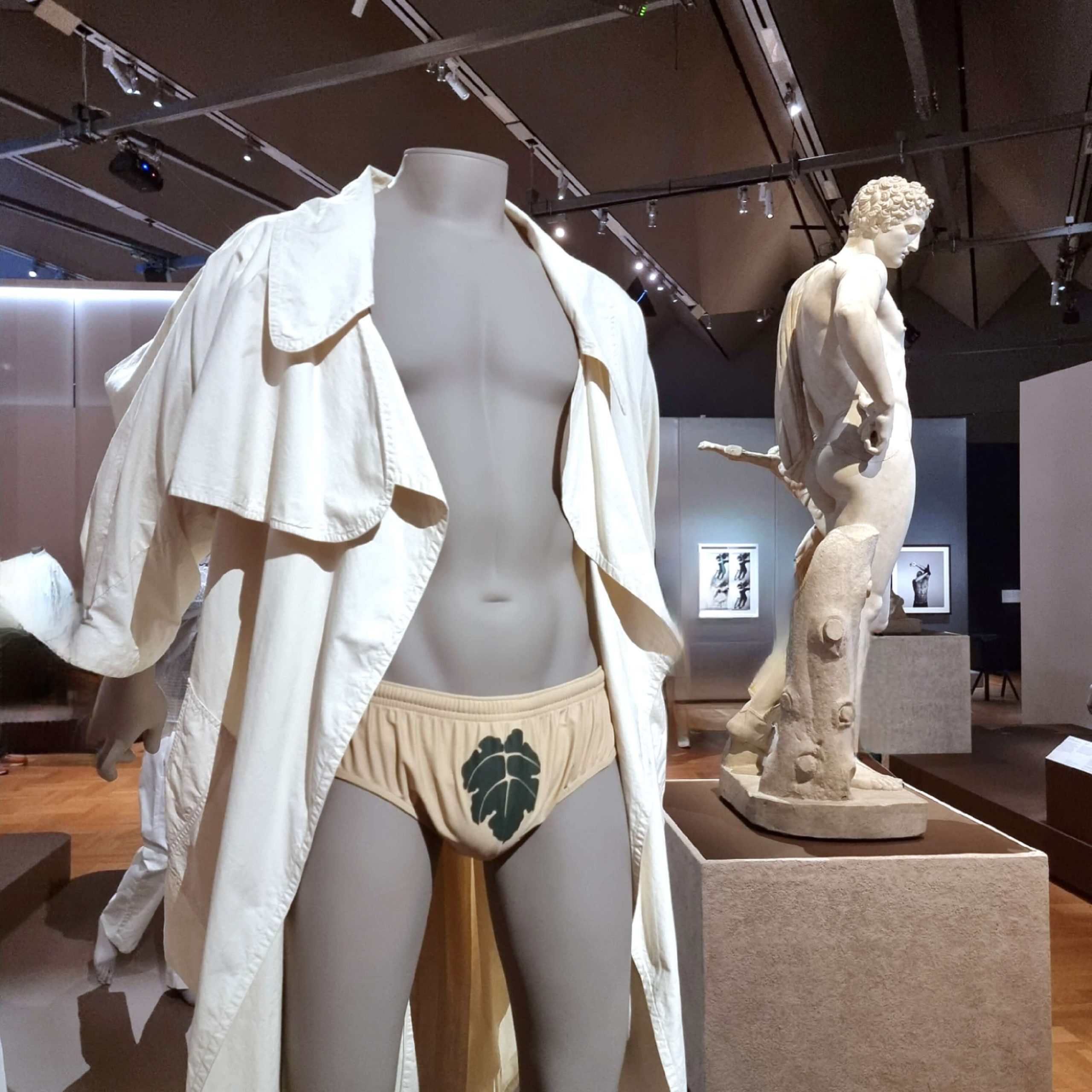 Fashioning Masculinities at the V&A Museum, London / Look by Vivienne Westwood / Exhibition View / 2022