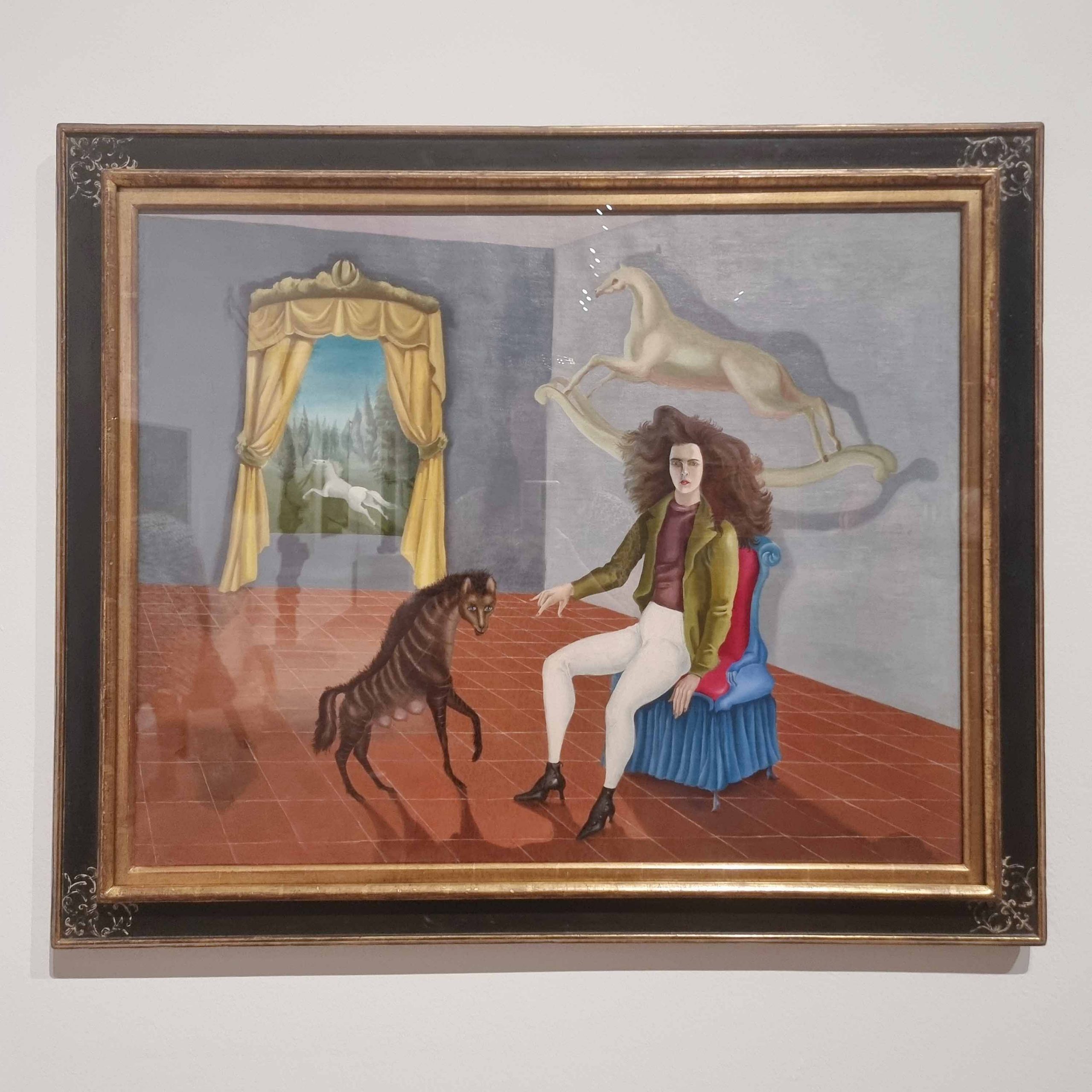 Exhibition view “Surrealism Beyond Borders” / Leonora Carrington / Self Portrait / 1937-38 / © Metropolitan Museum of Art, New York