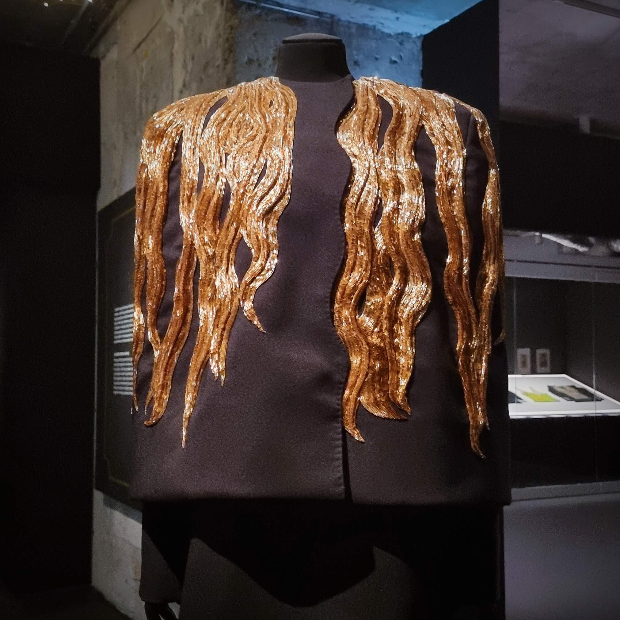 Golden Jacket, Schiaparelli by Roseberry, Haute Couture, Spring-Summer, 2021.