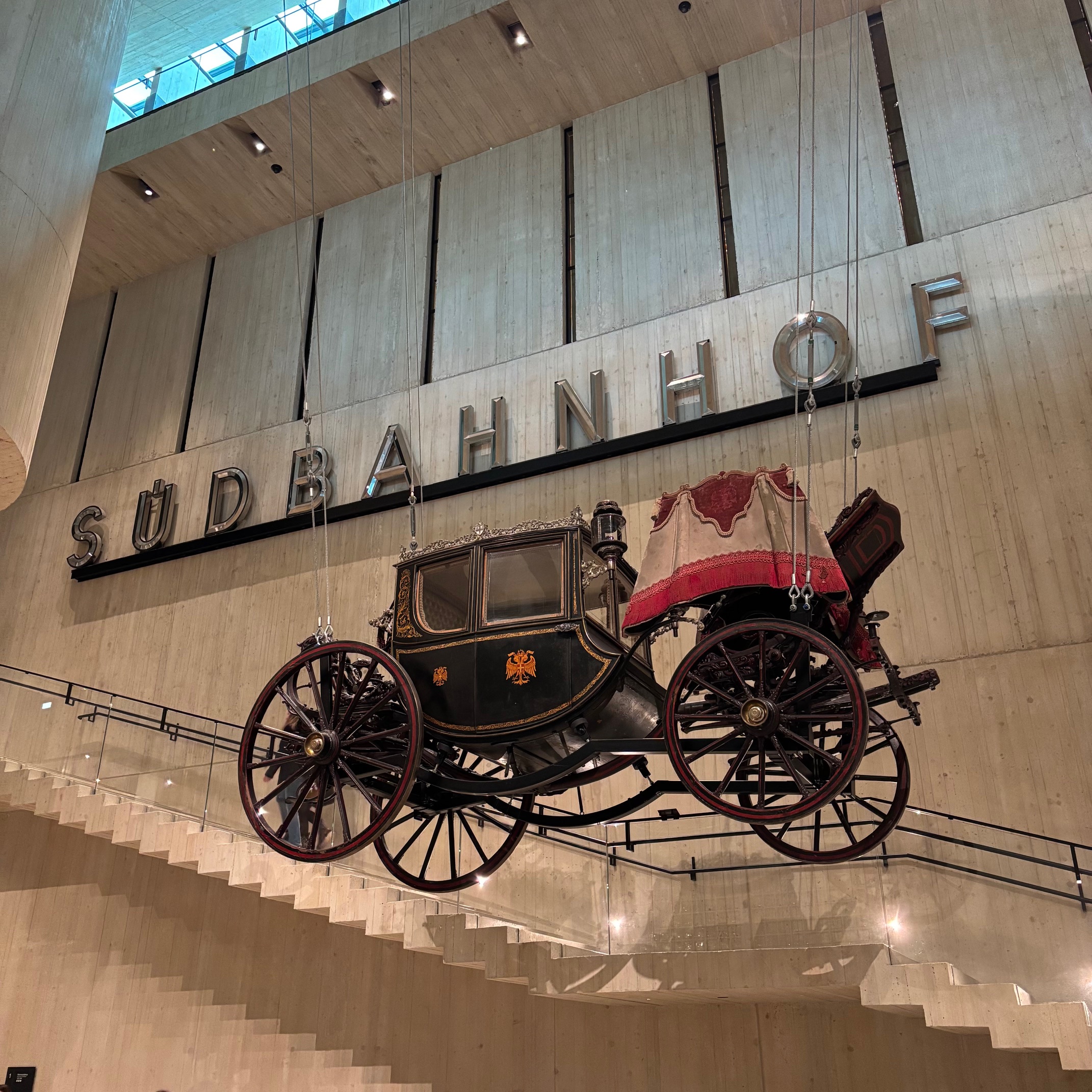 View of the Wien Museum's central hall