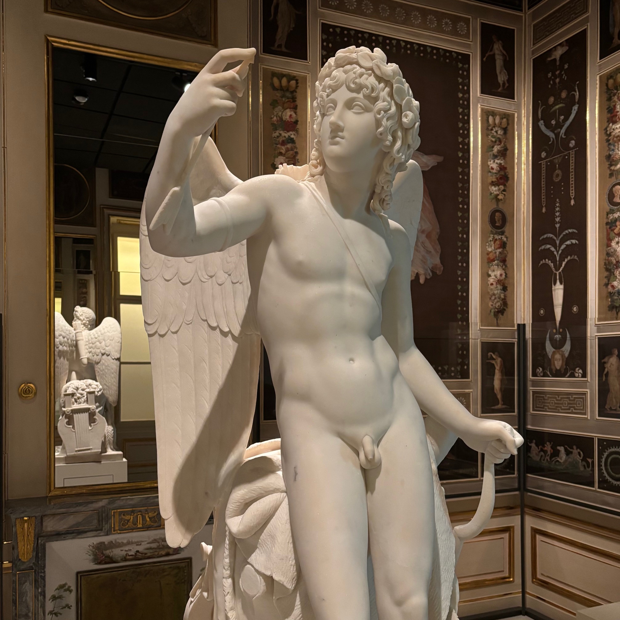 View of the Wien Museum's reconstruction of the Pompeian Salon / around 1800